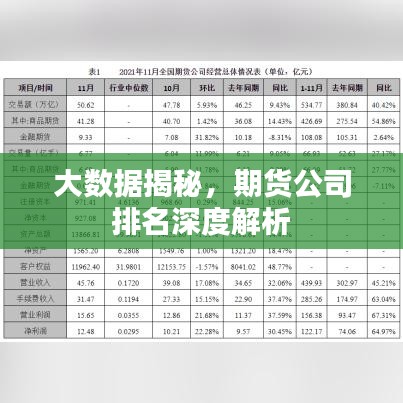 大數(shù)據(jù)揭秘，期貨公司排名深度解析