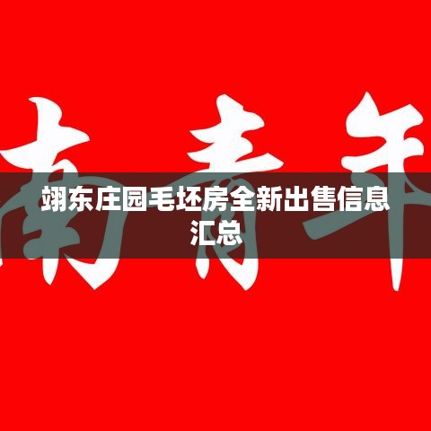 翊東莊園毛坯房全新出售信息匯總